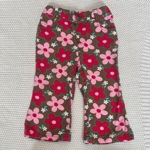 Floral Patterned Kids Pants
